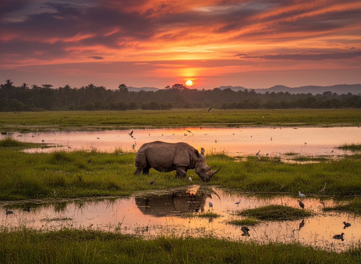Pobitora Wildlife Sanctuary