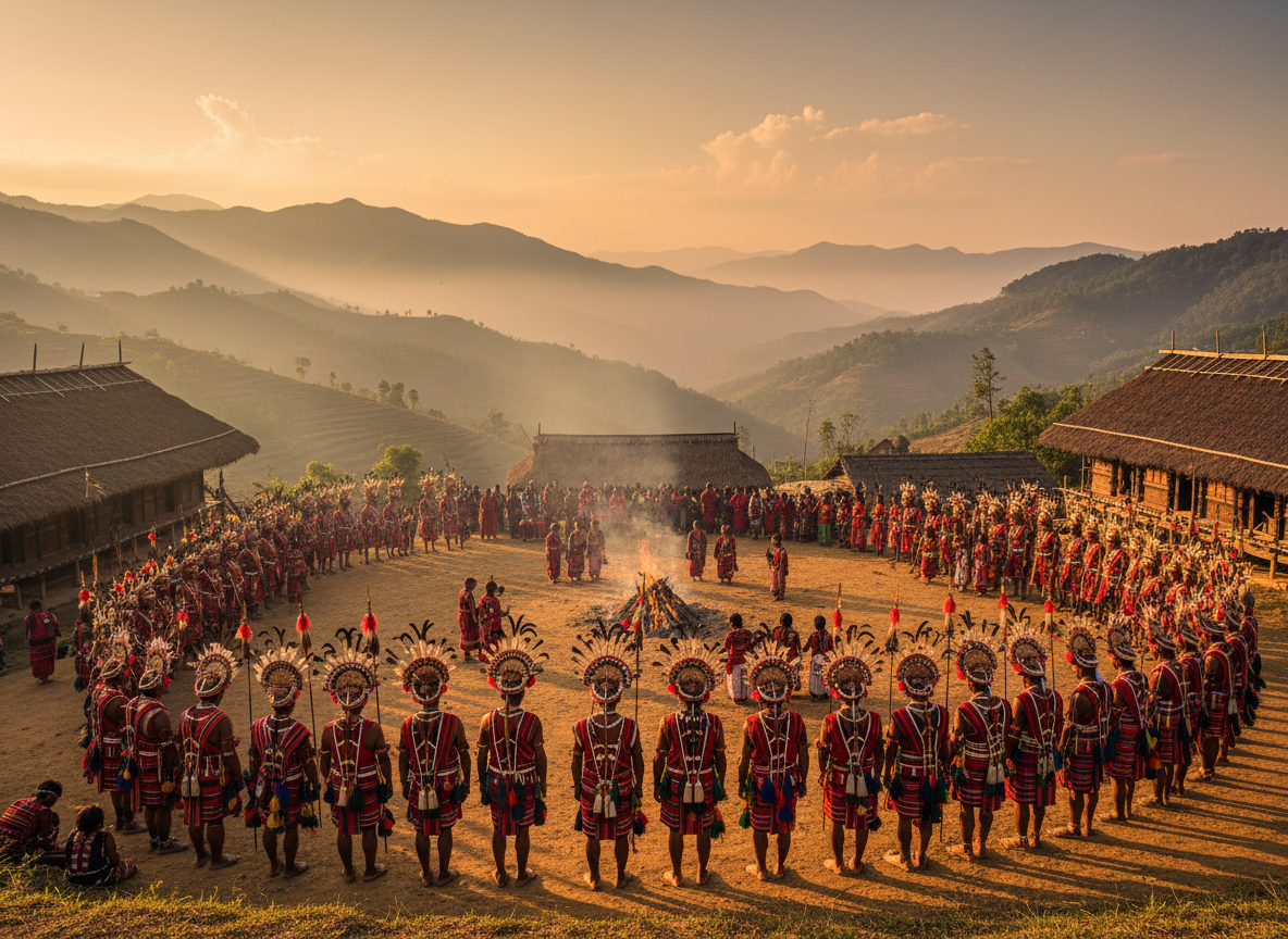 Hills, villages and festivals in Nagaland