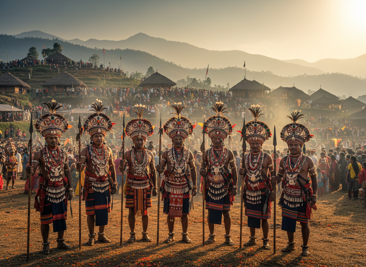 Nagaland – tribal villages, vibrant culture and mountain landscapes