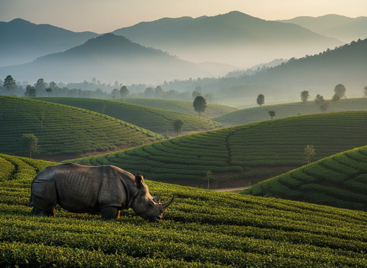 Northeast India landscape