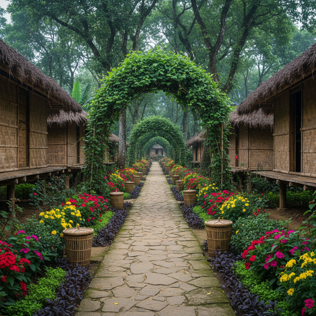 Mawlynnong - Asia's Cleanest Village, Meghalaya