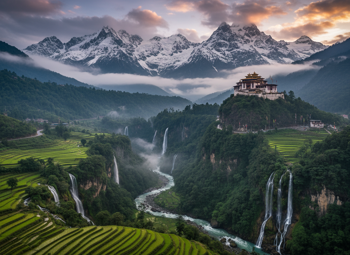 Meghalaya and Arunachal — Tawang monastery and living root bridges